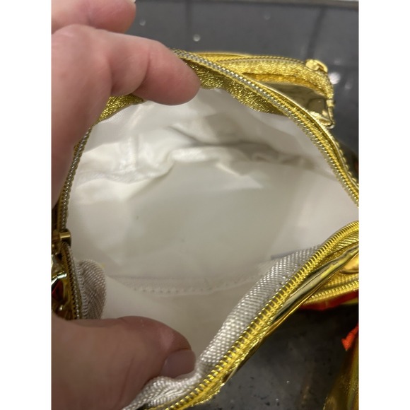 New Shiny Gold Rainbow Pride Fanny Pack Purse Tipsy Elves NWT St. Patrick's Day - Picture 6 of 8